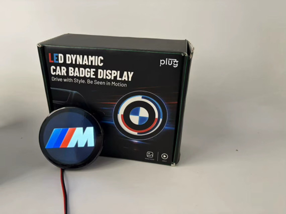 BMW 340i M Sport with LED badge installed